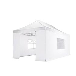 Foto van Easy up 3x4,5m wit 40mm (aluminium buizen) semi prof partytent opvouwbaar