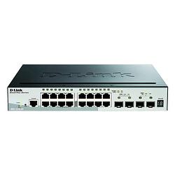 Foto van D-link dgs-1510-20/e netwerk switch rj45/sfp+ 16 + 4 poorten 76 gbit/s