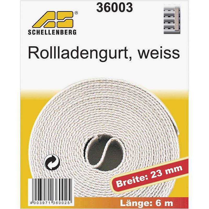 Foto van Schellenberg 36003 rolluikband geschikt voor schellenberg maxi