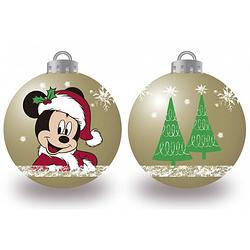 Foto van Arditex kerstballen mickey mouse 6 cm goud 10 stuks