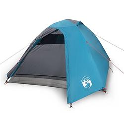 Foto van Vidaxl tent 2-persoons 264x210x125 cm 185t taft blauw