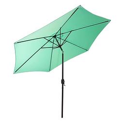 Foto van Goodvibes - kantelbare stalen parasol, 300 cm, groen pastel