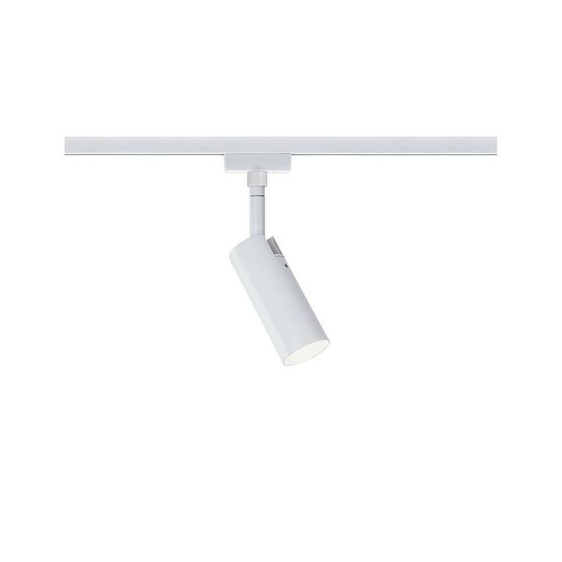 Foto van Paulmann tubo 230v-railsysteem lamp urail led vast ingebouwd 5 w led wit (glanzend)