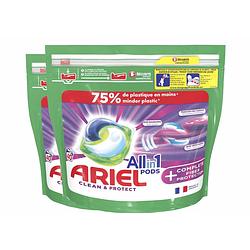 Foto van Ariel all-in-1 pods met extra vezelbescherming - 2x40 wasbeurten - voordeelverpakking