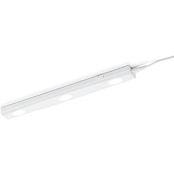 Foto van Led keukenkast verlichting - trion arigany - 3w - koppelbaar - warm wit 3000k - 3-lichts - rechthoek - mat wit