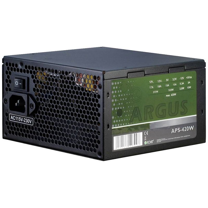 Foto van Inter-tech argus aps pc-netvoeding 420 w