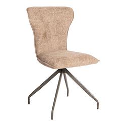 Foto van Ptmd vetus grey dining chair legacy 18 steel grey legs