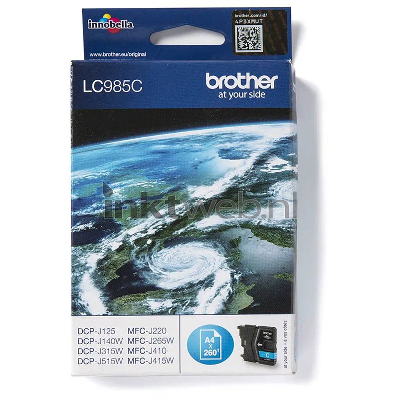 Foto van Brother lc-985c cyaan cartridge