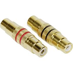 Foto van Paccs audio adapter [1x cinch-koppeling - 1x cinch-koppeling] goud