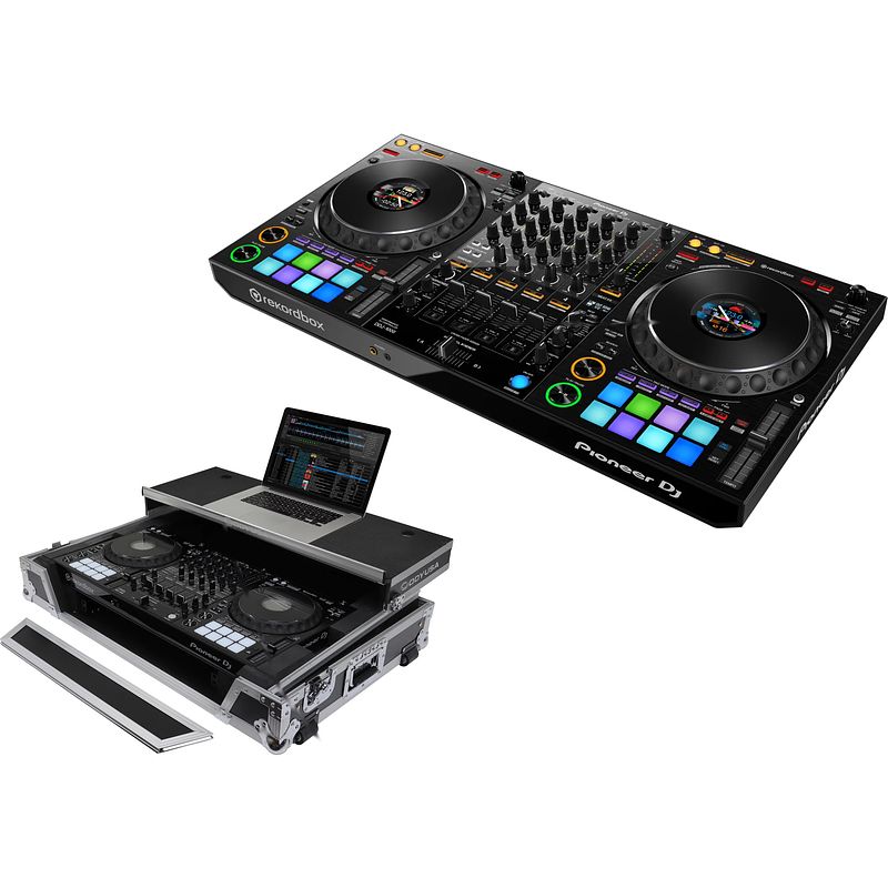 Foto van Pioneer dj ddj-1000 dj controller + odyssey fzgsddj1000w1 flightcase