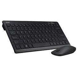 Foto van Acer vero combo set antimicrobial keyboard+macaron mouse toetsenbord zwart