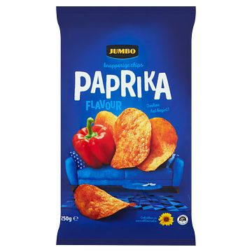 Foto van Jumbo knapperige paprika chips 250g