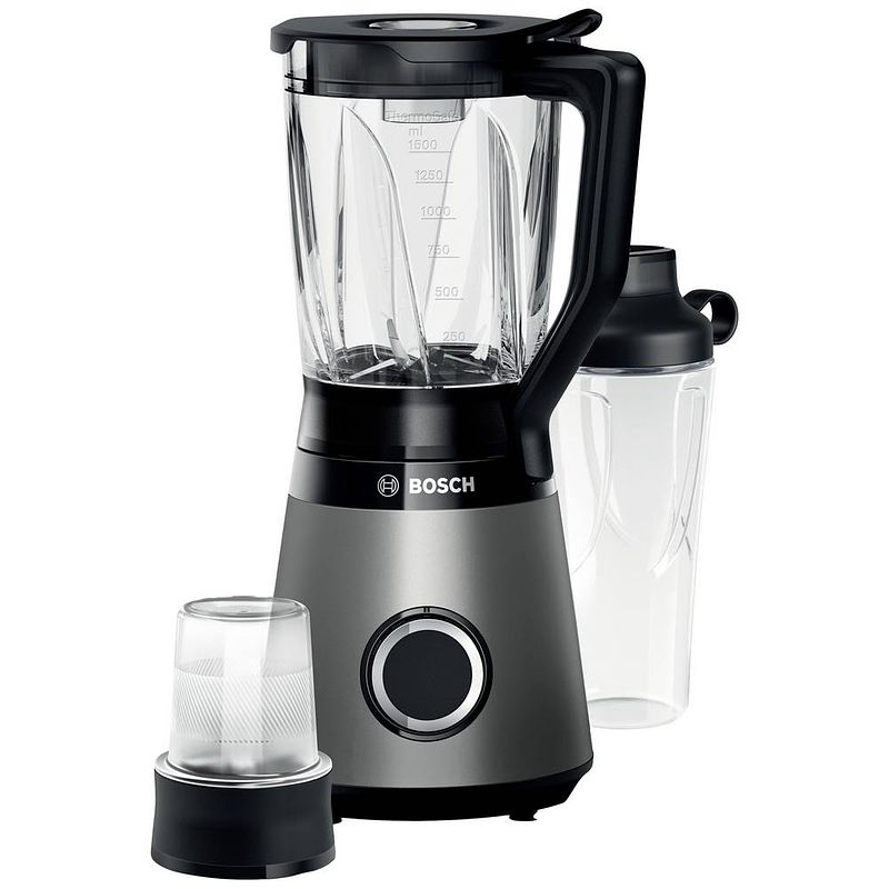 Foto van Bosch haushalt vitapower serie 4 blender 1200 w zilver, zwart