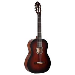 Foto van Ortega r55bft family pro series full-size guitar bourbon fade klassieke gitaar