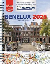 Foto van Michelin atlas benelux 2023 - spiraalgebonden (9782067258280)
