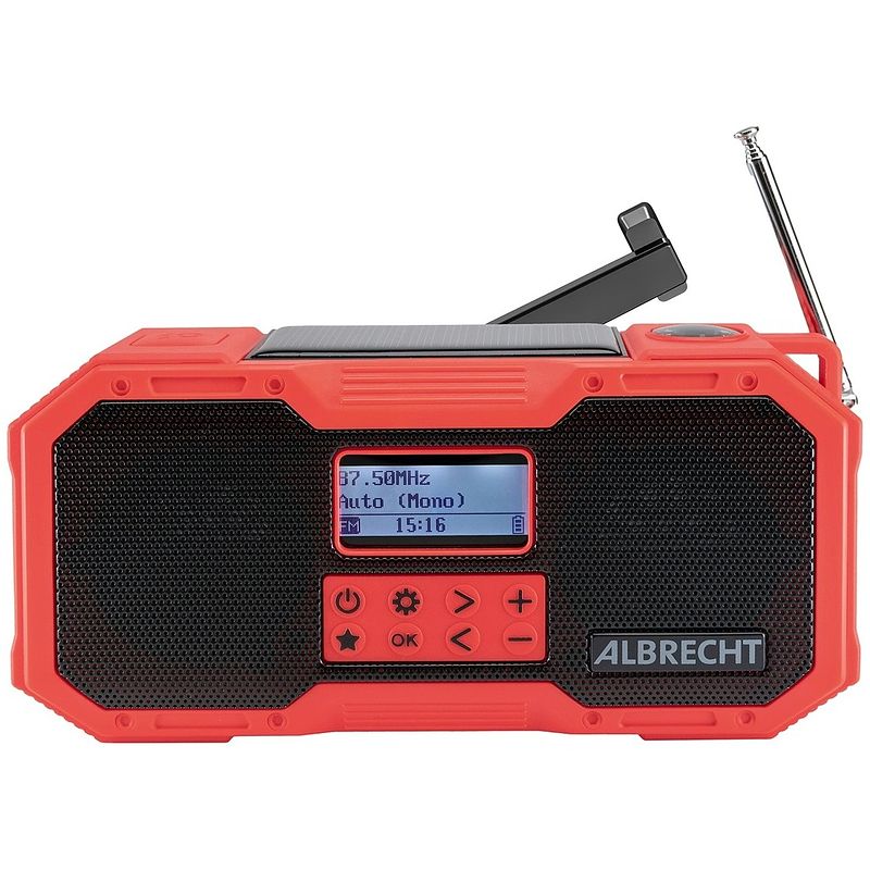 Foto van Albrecht dr 112 dab radio rood