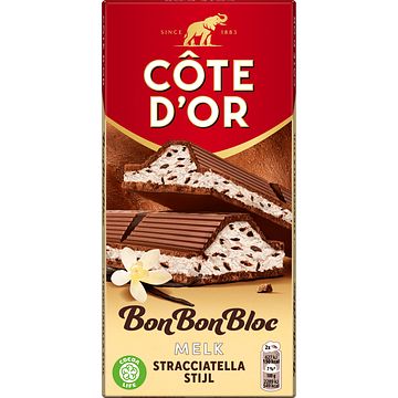 Foto van Cote d'sor bonbonbloc chocoladereep vanille 192g bij jumbo