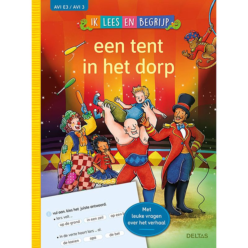 Foto van Deltas ik lees en begrijp - een tent in het dorp