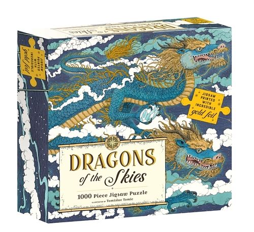 Foto van Dragons of the skies: 1000 piece jigsaw puzzle - puzzel;puzzel (9781913520151)