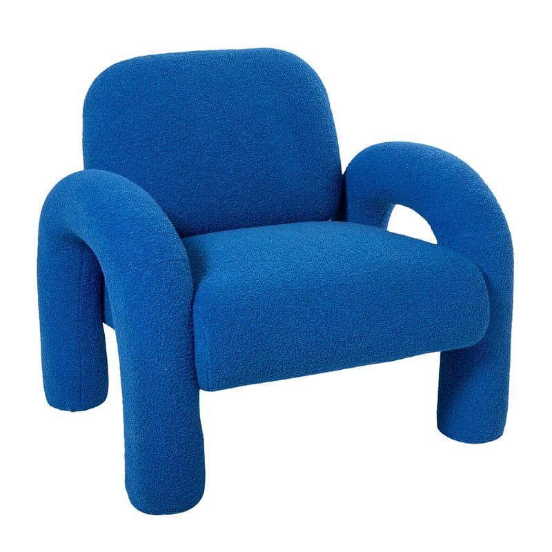 Foto van Sofa marilyn - blauw - 74x88x79 cm