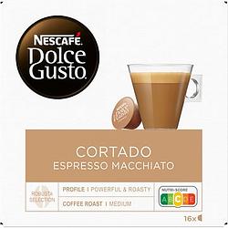 Foto van Nescafe dolce gusto cortado espresso macchiato capsules 16 koffiecups bij jumbo