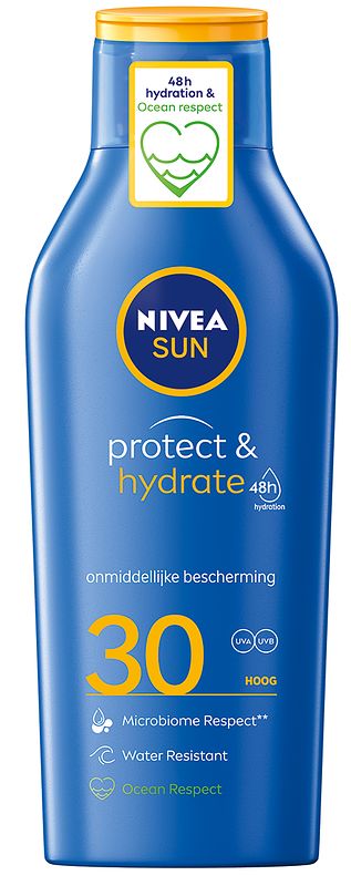 Foto van Nivea sun protect & hydrate zonnemelk spf30