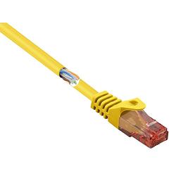 Foto van Renkforce rf-5128866 rj45 netwerkkabel, patchkabel cat 6 u/utp 2.00 m geel snagless, halogeenvrij 1 stuk(s)