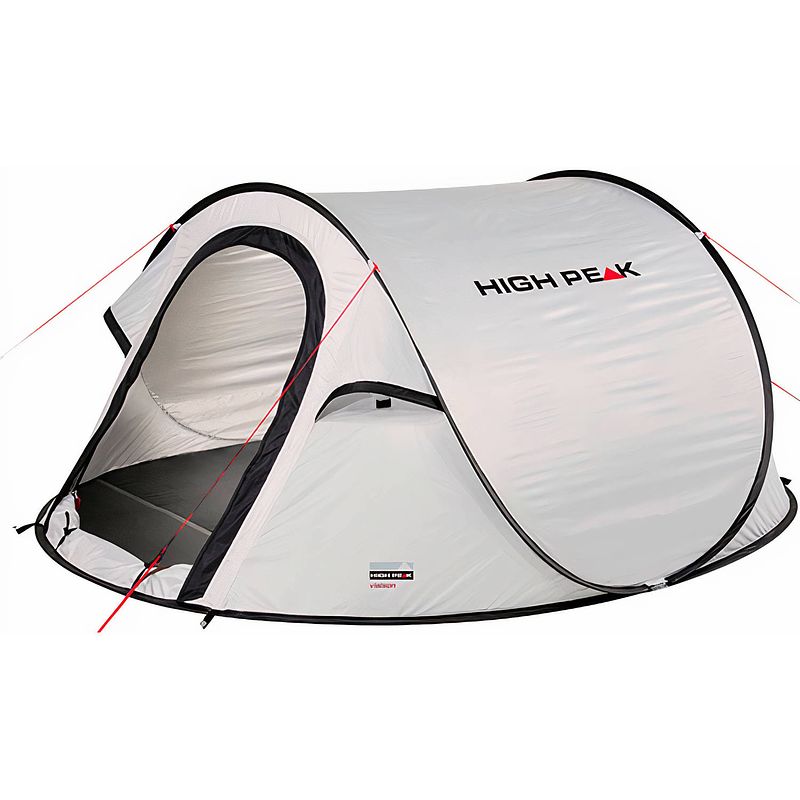 Foto van High peak pop-up tent vision 3 235 x 180 x 100 cm wit