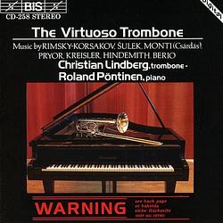 Foto van The virtuoso trombone - cd (7318590002582)