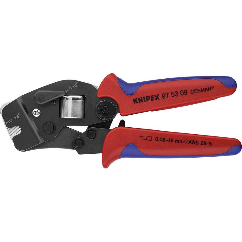 Foto van Knipex 97 53 09 krimptang adereindhulzen 0.08 tot 16 mm²