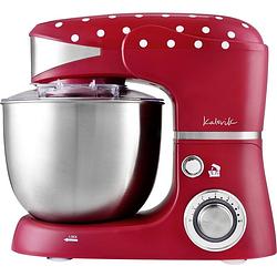 Foto van Tkg team kalorik tkg m 3014 foodprocessor 1000 w rood, wit