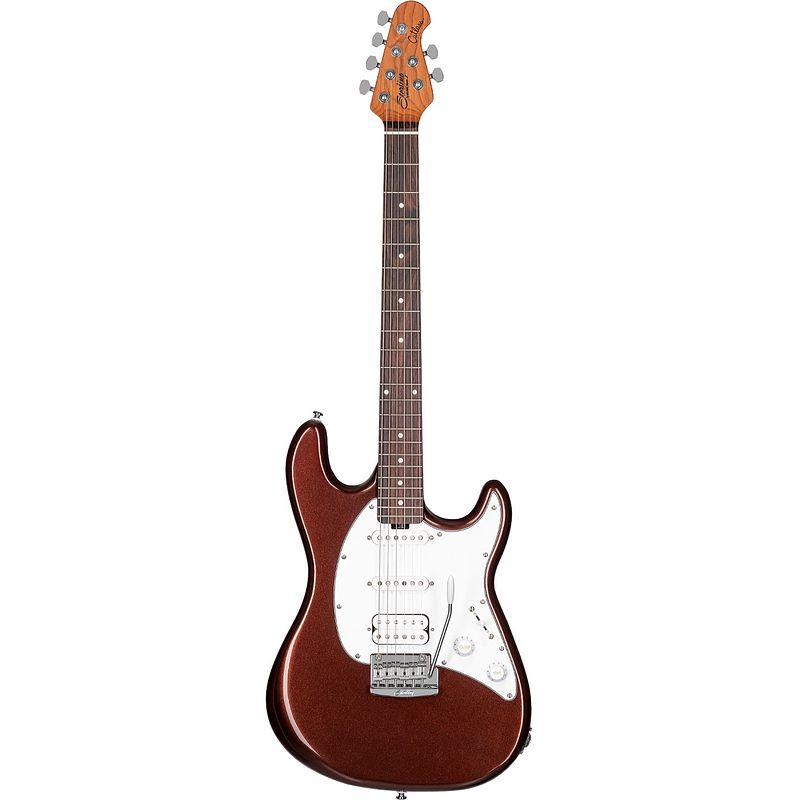 Foto van Sterling by music man cutlass ct50 hss dropped copper elektrische gitaar