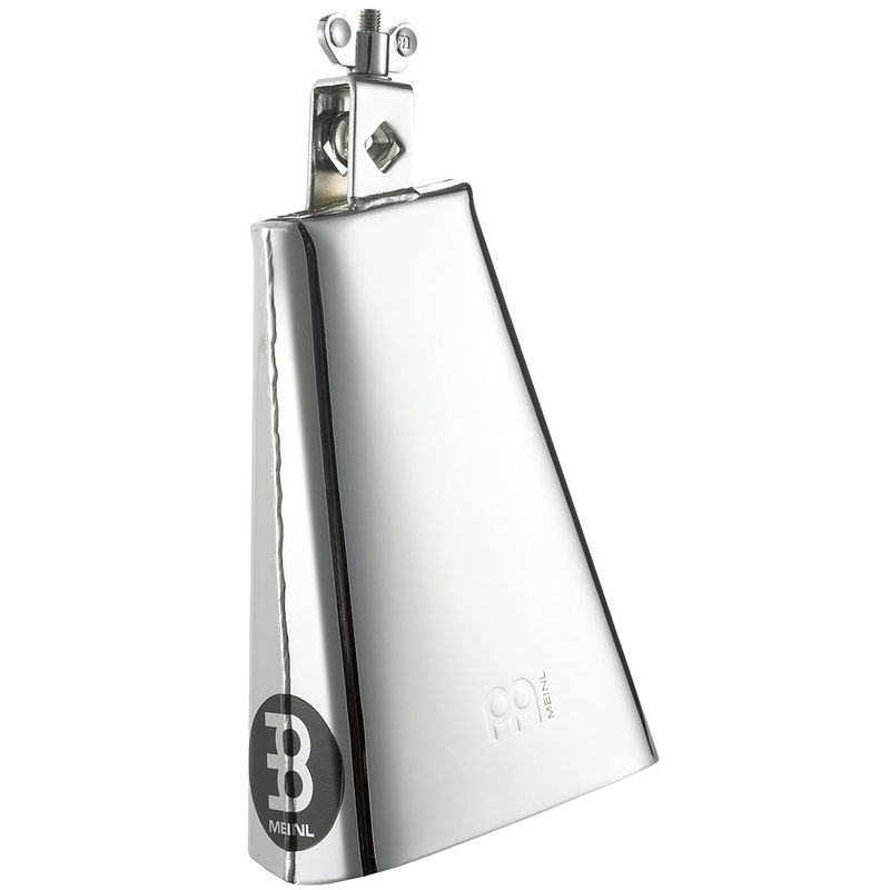 Foto van Meinl stb80b-ch cowbell 8 inch big mouth high polished chrome