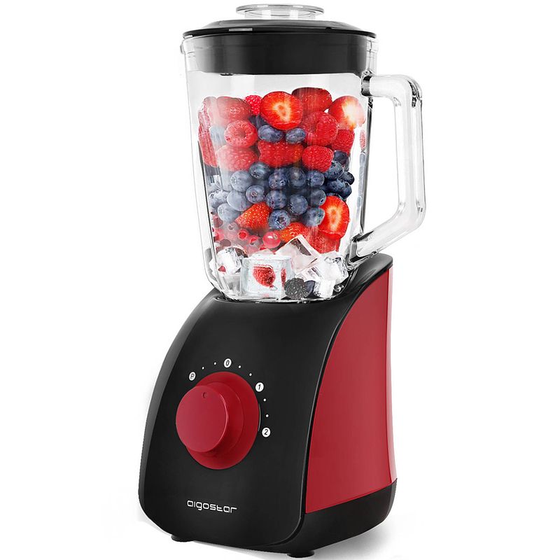 Foto van Aigostar pomegranate 30jdf - blender - rood/zwart