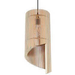 Foto van Sollux hanglamp alexia ø 21 cm hout