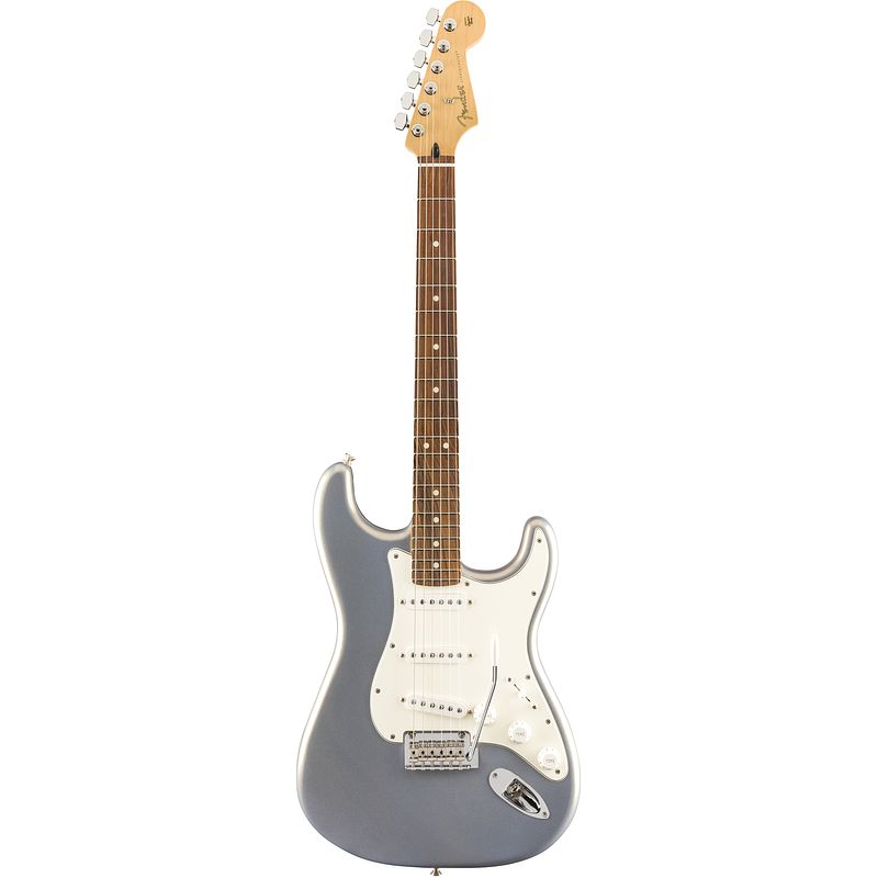 Foto van Fender player stratocaster silver pf