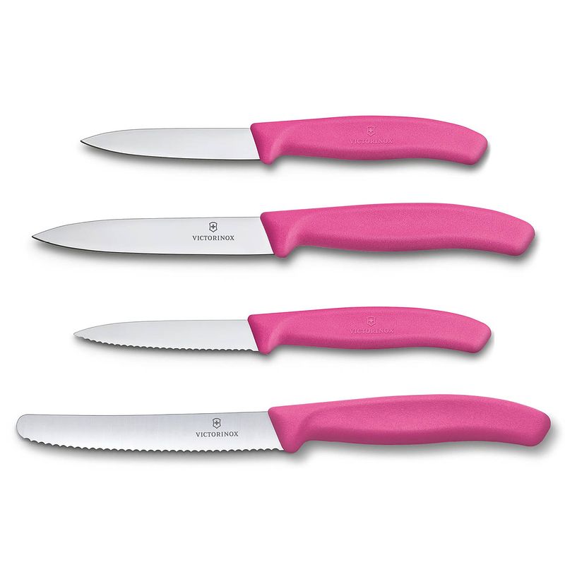 Foto van Victorinox swiss classic keukenset - 4-delig - roze - rvs