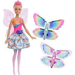 Foto van Barbie dreamtopia fee met vliegende vleugels
