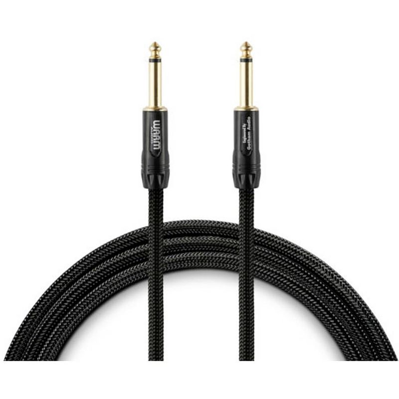 Foto van Warm audio premier series instrumenten aansluitkabel [1x jackplug male 6,3 mm - 1x jackplug male 6,3 mm] 1.80 m zwart