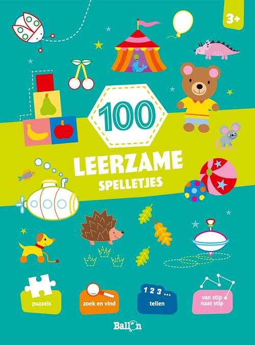 Foto van 100 leerzame spelletjes 3+ - paperback (9789403211787)