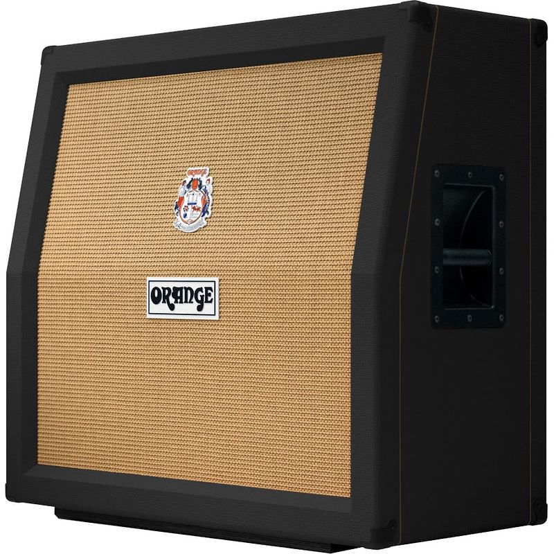 Foto van Orange ppc412ad blk 4x12 inch 240 watt speakerkast angled zwart