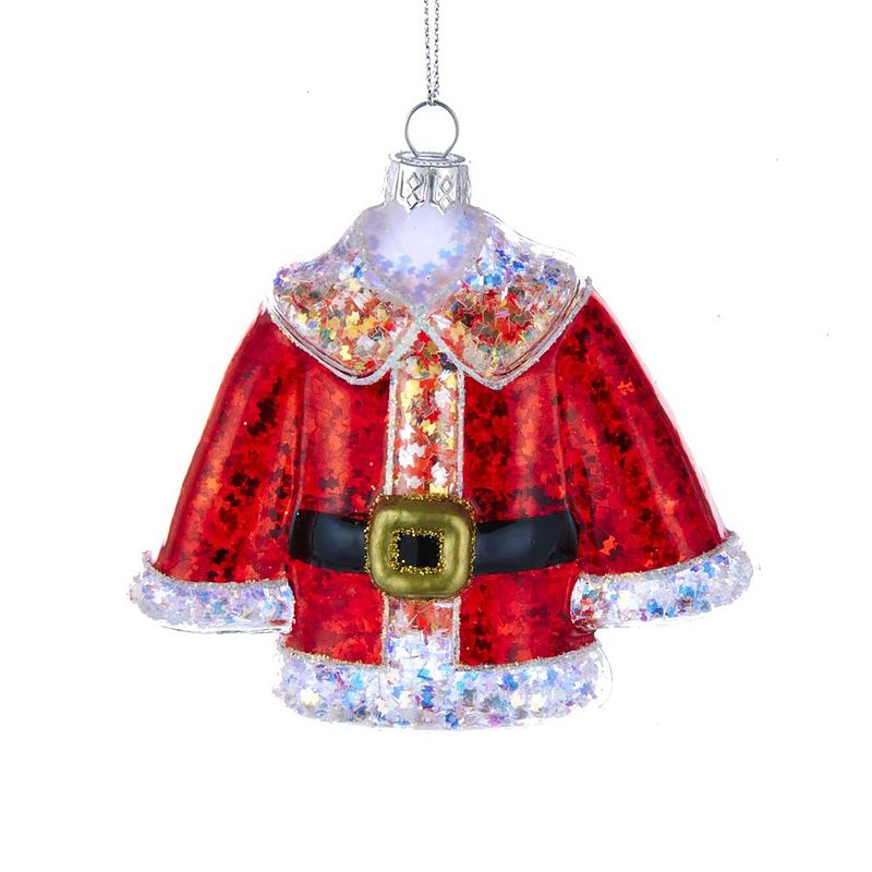 Foto van Santa jacket with glitter 4.25 inch