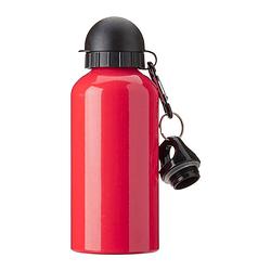 Foto van Atipick drinkfles met karabijnhaak 650 ml aluminium rood