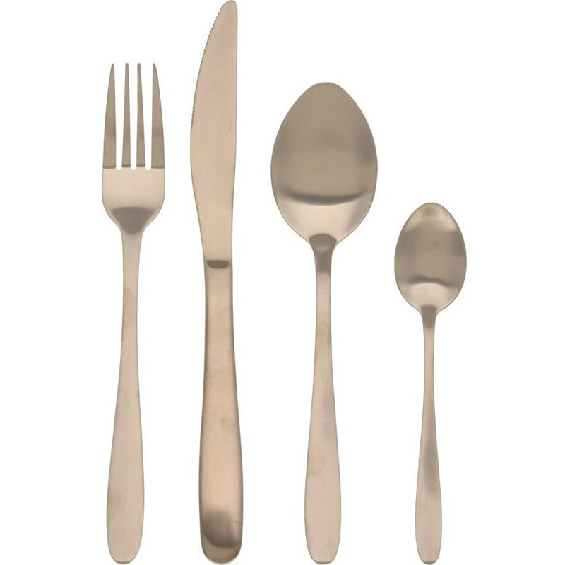 Foto van Excellent houseware bestekset tableware collection - 39-delig - zilver - rvs - 6 personen - besteksets