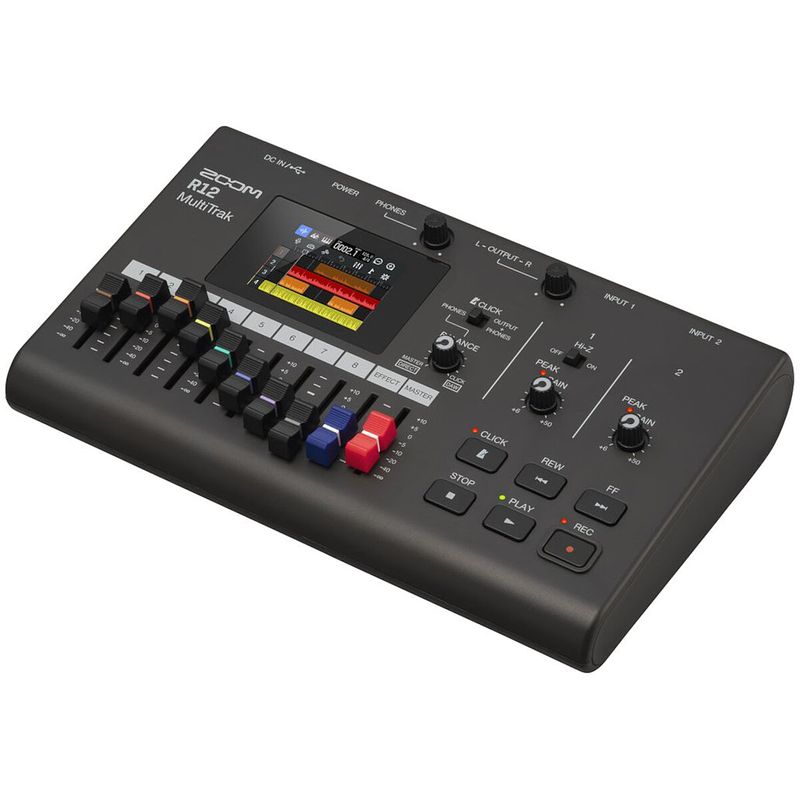 Foto van Zoom r12 multitrak multi-track recorder