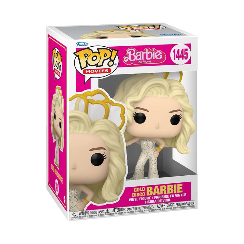 Foto van Pop movies: gold disco barbie - funko pop #1445