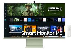 Foto van Samsung smart monitor m8 ls32cm80guuxen monitor groen