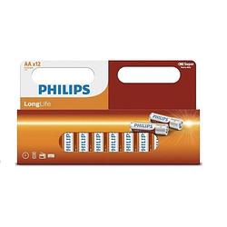 Foto van Philips longlife aa batterijen - 24 stuks