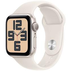 Foto van Apple watch se gps 40mm aluminium case met sport band - m/l smartwatch grijs