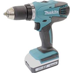 Foto van Makita df457dwlx1 accu-schroefboormachine 18 v 1.5 ah li-ion incl. 2 accus, incl. acculamp, incl. koffer, incl. accessoires